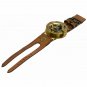 Antique Steampunk Wrist Brass Compass & Sundial Hand Watch Nautical Compass