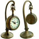 Antique Maritime Table Top Nautical Clock With Brass Stand Hanging Decorative