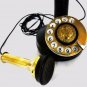 Candlestick brassTelephone Rotary Dial Old Retro Vintage Phone