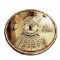 Beautiful Attractive Indian Made Brass Calendar Collectible Gift For Decoration