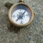 NAUTICAL Brass Direction Compass LOCKET COMPASS WITH LONG CHAIN.GIFTS