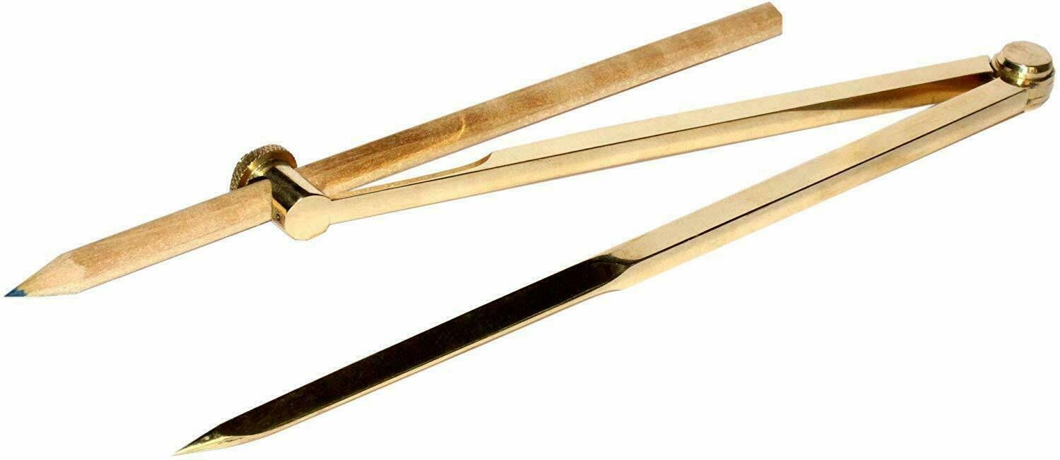 Divider with Pencil Holder Full Brass Executive Promotional (8inch)