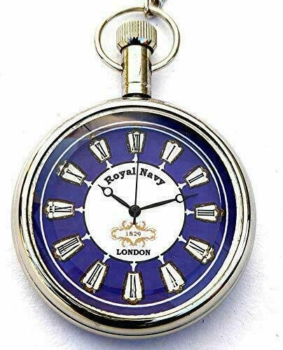 Premium Gift Item Brass Antique Gandhi Pocket Watch Royal Look Indian Handicraft