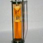 Brass antique sand timer 8" nautical 1 minutes orange water hour glass gift