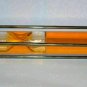 Brass antique sand timer 8" nautical 1 minutes orange water hour glass gift