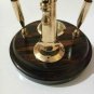 Table Top Ship Telegraph Clock With 2 Pens Holder Compass Desk Accessorize Gift