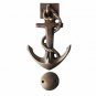 VINTAGE Anchor Door Knocker Antique Solid Brass Classic Unique Hardware Decor