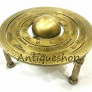 5'' Vintage brass armillary sphere globe nautical home décor gift item table top