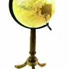 Nautical Antique World Map Globe Ornament with Wooden Stand Home & Office Decor