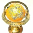 Personalized Vintage Brass Antique Armillary Tabletop Marine Sphere Globe