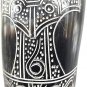Viking Drinking Horn Mug Beer Wine Mead Ale Medieval Tankard Horn Stand Grey