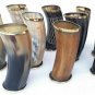 Lot of 10 Pcs Viking Drinking Horn Ale Beer Wine Mead Mug Cups 6" for Drinking