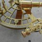 Vintage Brass Nautical Sextant Solid Brass Navigation Functional Marine Working.