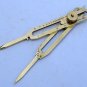 Solid Brass Divider Drafting Proportional Tool 6" Navigational Compass Caliper