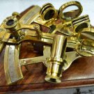 PRODUCT DESCRIPTION : Designer Nautical Sextant Brass in Antique Finish 4" Inch