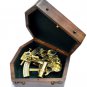 PRODUCT DESCRIPTION : Designer Nautical Sextant Brass in Antique Finish 4" Inch