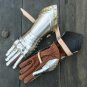 18GA Steel Medieval Late Gothic Knight Finger Gauntlets Armor Gloves