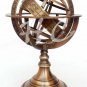 8" Antique Style Brass Armillary Sphere Astrolabe Nautical Marine Tabletop Globe