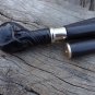 nautical Vintage Skull Handle Brass Designer Wooden Walking Stick Cane halloween
