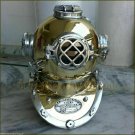 VINTAGE US NAVY MARK V BOSTON DIVING DIVERS HELMET SCUBA ANTIQUE DIVERS