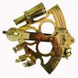 8" Solid Brass Sextant Marine Ship Working Astrolabe Nautical Antique