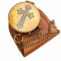 Antique Brass Dad Engraved Gift Compass Pocket Compass