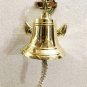 15.2cm Nautical Anchor Ship Bell Solid Brass Home Kitchen Door Wall Hanging