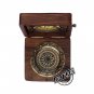 Clock Pocket Watch Brass Compass Marine Nautical Desk Clock Table D&Atilde;&copy;cor.