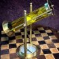 Yellow Liquid Water Sand Timer with Compass - 9 Inch Maritime Hourglass