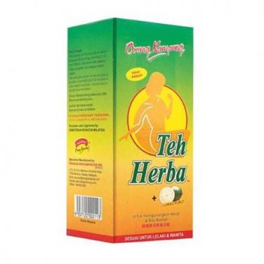 Orang Kampung Slimming Tea Lime Flavor, reduce Weight, Detox, Halal
