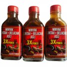 3 x 30ml Minyak Lintah Belacak Asli Leech and Mudskipper Oil Organic Enlargement
