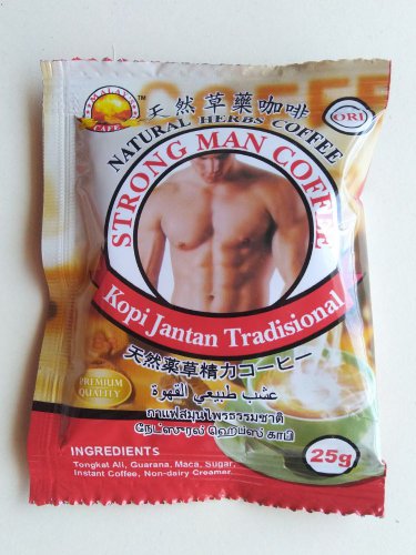 BEST BUY 20 Sachets Strong Man Coffee Original, For stronger harder Erections