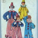 Simplicity Pattern 7162 Clown Party Halloween Costume Adult Small size 34 uncut