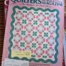 Quilter's Newsletter Apr 1988 Flower Quilts, Heavenly Stars, Surrounded Castle -patterns techniques
