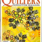 Quilters Newsletter Magazine April 2002 Baskets, Maltese Star, Chimneys and Cornerstones, Lilies