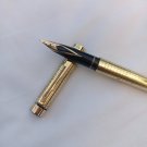 Vintage Sheaffer Targa 1007 Gold Electroplated 14k Gold Trim Fountain Pen  USA