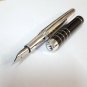 Waldmann Black Cap Fountain Pen Sterling Silver Made In Germany