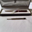 Franklin-Christoph 925 Sterling Silver Model 07 Dara Maroon Ball Pen