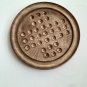 Solitaire 22cm Mango Wood  Round Board Game With Glass Marbles classic wooden