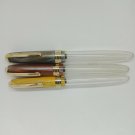 Lot of 3Pc Gama Jumbo Acrylic Demonstrator Fountain pen