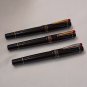 Lot of 3pc Delta Dolcevita Smorifa Black Roller Pen Sterling Silver Appointment
