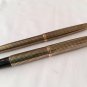 Vintage Parker 75 Cisele Vermeil Fountain & Ball Pen Set