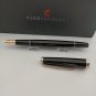 Cleo Skribent Fountain Pen, Classic Black, 14kt Gold Nib Made in Germany