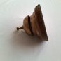 Antique Brass Office Bell On Sheesham Wood/Rosewood Base