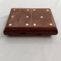 Sheesham wood/Rosewood Book shape Domino Dice with Storage case