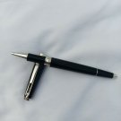 Cleo Skribent Black Roller Pen Platinum