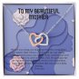 Birthday Gift for Mom, To My Beautiful Mom Necklace, Mother's Day Gift from Daughter,