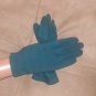 Vintage 1950's 100% Cotton Navy Blue Dress Gloves by MaxMayer