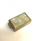 Vintage 1940's Mother of Pearl Pillbox / Snuffbox made in GERMANY