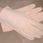 Vintage 1940's Light-Coral 100% cotton Gloves by Crescendoe